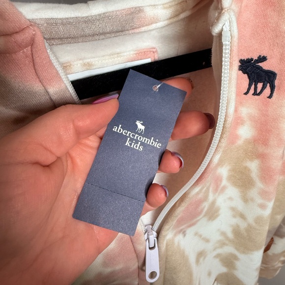 Abercrombie Kids Pink and Brown Tie-Dye Jacket - Picture 5 of 6